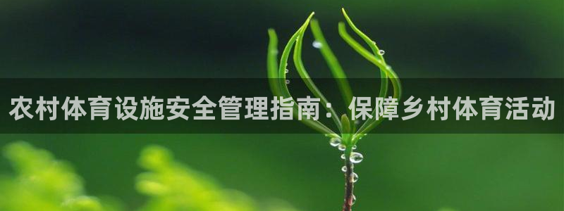 必一体育网页登陆：农村体育设施安全管理指南：保障乡村体育活动